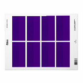 Tweetonige Paarse verzendlabels - Etiket (Full Sheet)