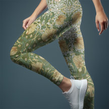 Tweetonige Pimpernel Geel & Groen William Morris
