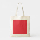 Tweetonige rode canvas Canvas tas - (Achterkant)