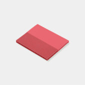 Tweetonige ruis-textuur tomatenrode Post-it® notes (Schuin)