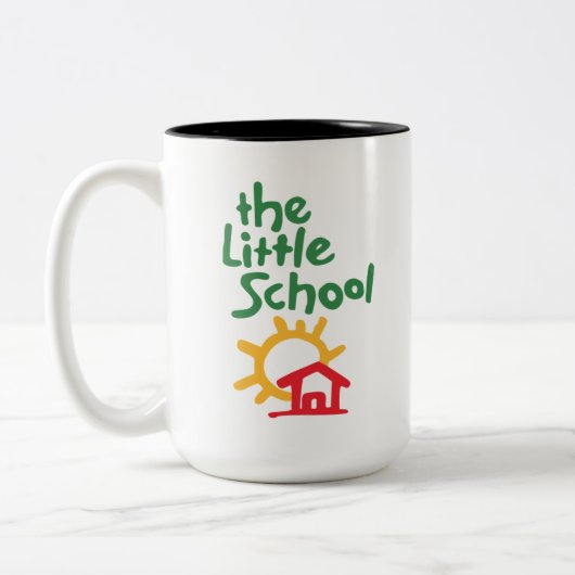 Tweetonige TLS-Mok Tweekleurige Koffiemok (Links)