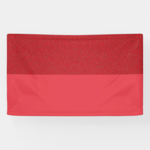 Tweetonige Tomaat Rood Evenementenbanner – Aanpasb Spandoek