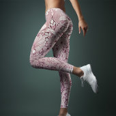 Tweetonige Yoga Dusty Magenta William Morris Leggings