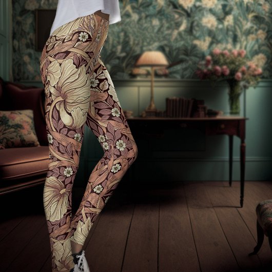 Tweetonige Yoga Dusty Roos William Morris Leggings