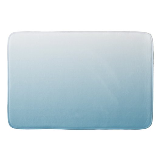 Tweetoongradiënt ombre engel blauw badmat (Voorkant)