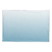 Tweetoongradiënt ombre engel blauw kussensloop (Achterkant)