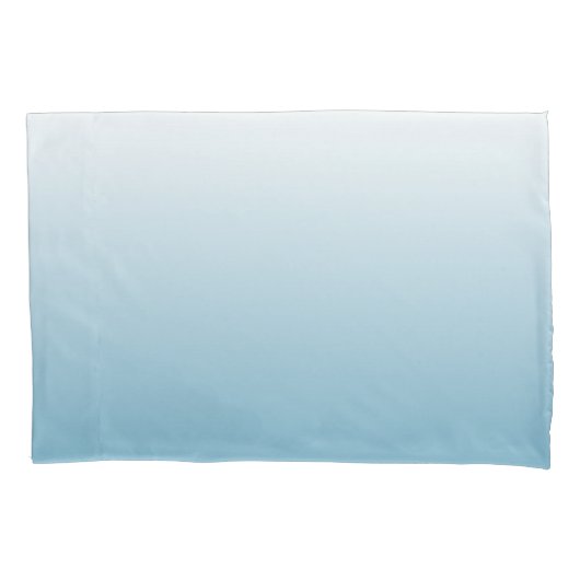Tweetoongradiënt ombre engel blauw kussensloop (Voorkant)