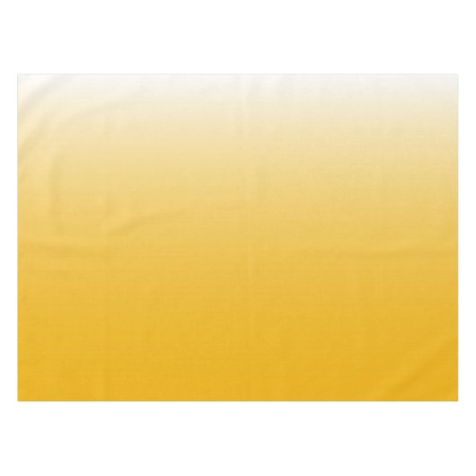 Tweetoongradiënt ombre geel tafelkleed (Voorkant (Horizontaal))