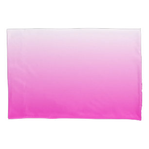 Tweetoongradiënt ombre warme roze kussensloop