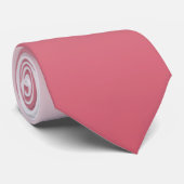 Tweetoongradiënt ombre zalm roze stropdas (Opgerold)