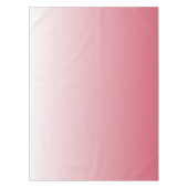 Tweetoongradiënt ombre zalm roze tafelkleed (Voorkant)