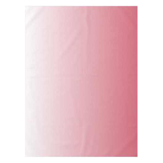 Tweetoongradiënt ombre zalm roze tafelkleed (Voorkant)