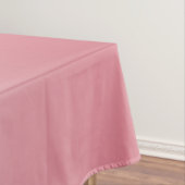 Tweetoongradiënt ombre zalm roze tafelkleed (Voorbeeld)