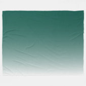 Tweetoongradiëntgroen Fleece Deken (Voorkant (Horizontaal))