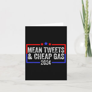 Tweets en goedkope Gas Grappig 2024 Pro Trump Kaart