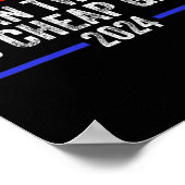 Tweets en goedkope Gas Grappig 2024 Pro Trump Poster (Hoek)