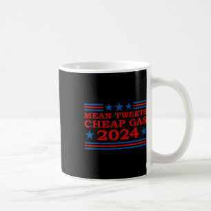 Tweets Goedkope Gas 2024 Grappige Pro-Trump Verkie Koffiemok