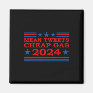 Tweets Goedkope Gas 2024 Grappige Pro-Trump Verkie Magneet