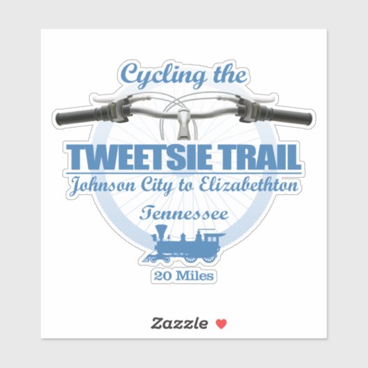 Tweetsie Trail (H2) Sticker (Vel)