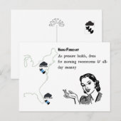 Tweetstorms Haiku Briefkaart (Voorkant / Achterkant)