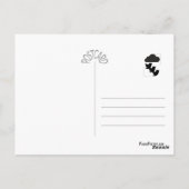 Tweetstorms Haiku Briefkaart (Achterkant)