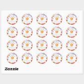 Tweetti Fruitti Cutie Fruit Birthday Ronde Sticker (Vel)
