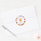Tweetti Fruitti Cutie Fruit Birthday Ronde Sticker (Envelop)