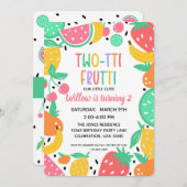 Tweetti Fruity Girls 2e verjaardag Kaart (Voorkant / Achterkant)