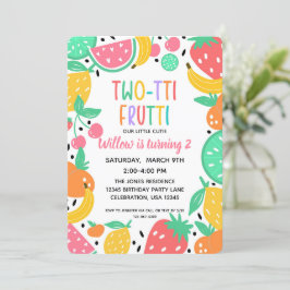 Tweetti Fruity Girls 2e verjaardag Kaart