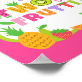 TWEEtti Frutti 2e geboortedag Poster (Hoek)