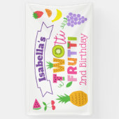 TWEEtti Frutti 2e verjaardag banner (Verticaal)