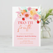 Tweetti Frutti 2e verjaardag Kaart (Staand voorkant)