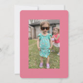 Tweetti Frutti 2e verjaardag uitnodiging voor het  (Achterkant)