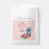 Tweetti Frutti Child's Birthday Party Bedankzakje (Voorkant)