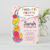 Tweetti Frutti Frutti Fruittekenaarten van de gebo Kaart (Staand voorkant)