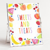 Tweetti Frutti Sweets & Trets Party Sign Poster