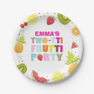 Tweettifrutti Birthday Paper Borden Tutti frutity Papieren Bordje