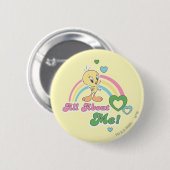 Tweety "All About Me" Ronde Button 5,7 Cm (Voorkant /achterkant)