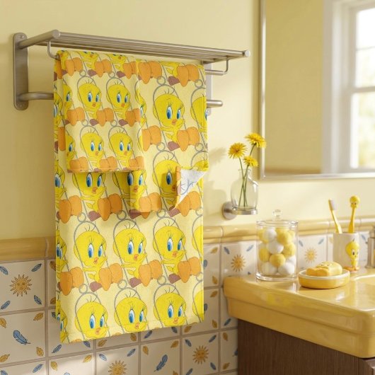 Tweety badhandelsdoek set bad handdoek