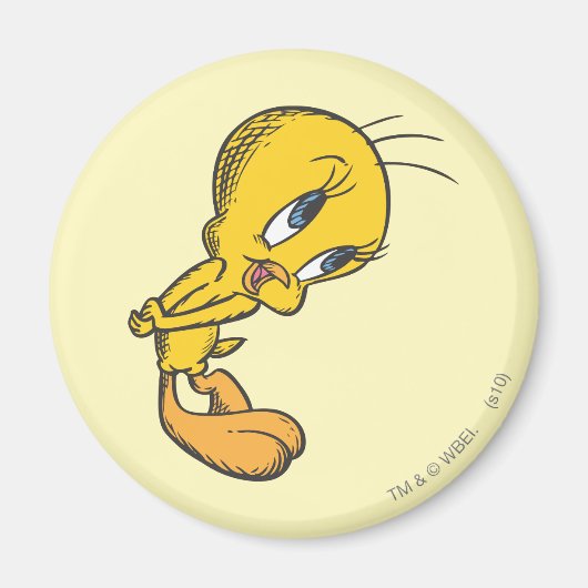 Tweety Bashful Magneet (Voorkant)