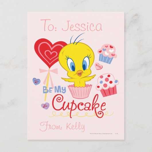 TWEETY™ BE Mijn Cupcake Briefkaart (Voorkant)