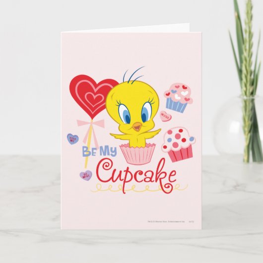 TWEETY™ be Mijn cupcake Feestdagen Kaart (Voorkant)