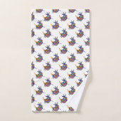 Tweety Bird Geo Repeat Wit Bad Handdoek (Handdoek)