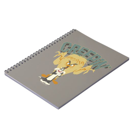 TWEETY BIRD MONSTER™ "Creepin" achter SYLVESTER™ Notitieboek (Linkerzijde)