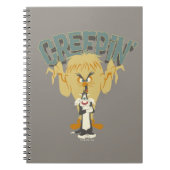 TWEETY BIRD MONSTER™ "Creepin" achter SYLVESTER™ Notitieboek (Voorkant)