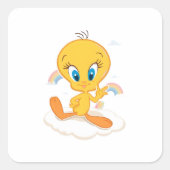Tweety Bird Vierkante Sticker (Voorkant)