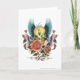 Tweety Blauwe Vleugels Kaart