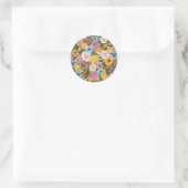 TWEETY™ Bloem Borduurpatroon Ronde Sticker (Tas)