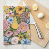 TWEETY™ Bloem Borduurpatroon Theedoek (Quarter Fold)