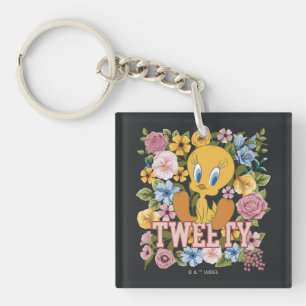 TWEETY™ Bloemengeborduurd Grafisch Sleutelhanger